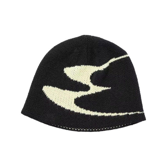 Drift Beanie Night – tuque jacquard noire coupe courte