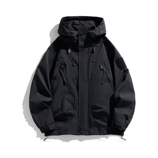 Kit Night Session – Dominion Shell Night, veste coupe-vent noire